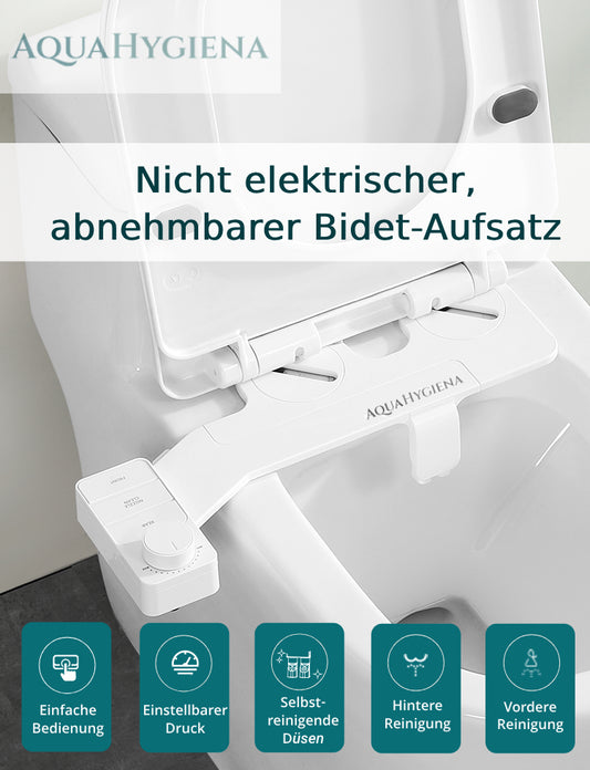 AquaHygiena - Nicht elektrischer Bidet-Aufsatz