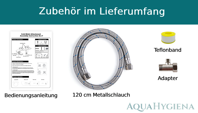 AquaHygiena - Nicht elektrischer Bidet-Aufsatz